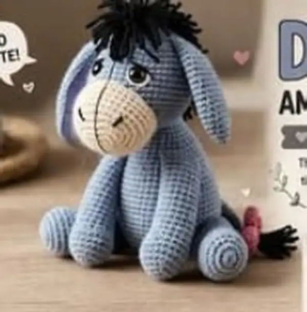 Eeyore Donkey Amigurumi Pattern