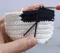 Cat with a cup Crochet Pattern step 3 - details and accessories