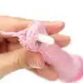 Lily the Piglet Amigurumi Pattern step 1 - construction progress