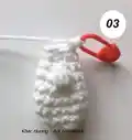Farrah Doll Amigurumi Pattern step 3 - details and accessories