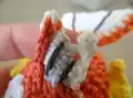 Magikarp Amigurumi Pattern step 3 - details and accessories