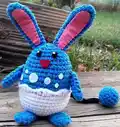 Azumarill Amigurumi Pattern step 3 - details and accessories