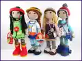 Emma Doll Amigurumi Pattern step 1 - construction progress