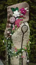 Flower Garden Hood Pattern step 1 - construction progress