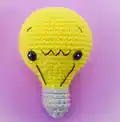 Little Spark Amigurumi Pattern step 2 - assembly progress