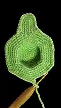 Avocado Family Amigurumi Pattern step 4 - final assembly and finishing