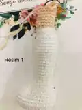 Doll Aybuke Amigurumi Pattern step 3 - details and accessories
