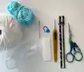 Velcro Sneakers Pattern step 2 - assembly progress