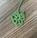 Drooping Leave Amigurumi Pattern step 4 - final assembly and finishing