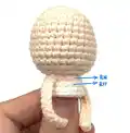 Reversible Flower Bouquet & Bride Amigurumi Pattern step 3 - details and accessories