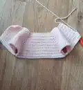 Simple Playdays Cardigan Pattern step 2 - assembly progress