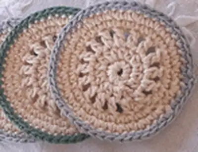 Circular Coasters Pattern step 4 - final assembly and finishing