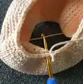 Rainbow Bunny Amigurumi Pattern step 4 - final assembly and finishing