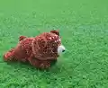 My little Bear Amigurumi Pattern step 1 - construction progress