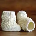 The Furrylicious Baby Boot Amigurumi Pattern step 1 - construction progress