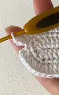 Fox Booties Pattern step 2 - assembly progress