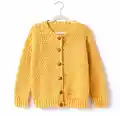 Adult's Crochet Crew Neck Cardigan Pattern step 2 - assembly progress