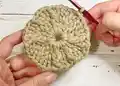 Crochet bag with leaves Pattern step 4 - final assembly and finishing