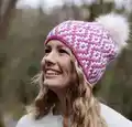 Diamond Beanie Pattern step 1 - construction progress