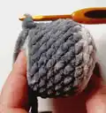 Baby Dino Backpack Amigurumi Pattern step 3 - details and accessories