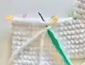 Layla the Llama Amigurumi Pattern step 3 - details and accessories