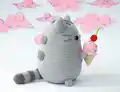 Pusheen Cat with Ice Cream Amigurumi Pattern step 3 - details and accessories