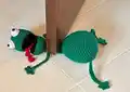 Crochet Frog Door-Stopper Pattern step 1 - construction progress