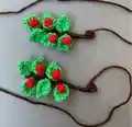 Leaf Spirit Amigurumi Pattern step 2 - assembly progress