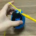 Blue Tang Fish Amigurumi Pattern step 3 - details and accessories