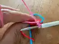 Colorful Hanging Basket Pattern step 3 - details and accessories