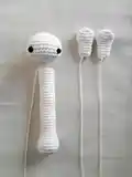 Baby Rattle Amigurumi Pattern step 3 - details and accessories