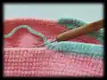 Baby Cradle Crochet Pattern step 2 - assembly progress