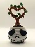 Jack in Love Amigurumi Pattern step 3 - details and accessories