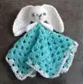Cute Bunny Comforter Amigurumi Pattern step 3 - details and accessories