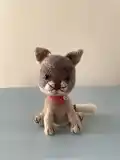 Cute Cat Amigurumi Pattern step 1 - construction progress