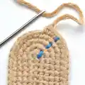 DOLL ELIZA Amigurumi Pattern step 2 - assembly progress