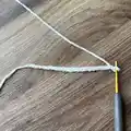 Bunny Bag Pattern step 2 - assembly progress