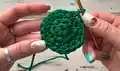 Crocodile Water Bottle Holder Pattern step 4 - final assembly and finishing