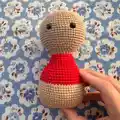 Baby Deer Amigurumi Pattern step 4 - final assembly and finishing