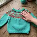 Animal Kingdom Blanket Pattern step 1 - construction progress