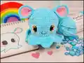 Blue the Dumbo Octopus Amigurumi Pattern step 1 - construction progress