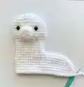 Layla the Llama Amigurumi Pattern step 2 - assembly progress