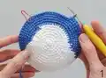 Aquarium Amigurumi Collection Pattern step 2 - assembly progress