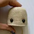 Doll Boo Amigurumi Pattern step 2 - assembly progress