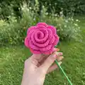 Crochet Flower Bouquet Pattern step 4 - final assembly and finishing