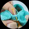 Yogi Girl Amigurumi Pattern step 2 - assembly progress