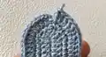 Bunny Booties Pattern step 2 - assembly progress