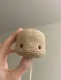 Alice, the Doll Amigurumi Pattern step 2 - assembly progress