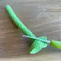Bumble Blossom Amigurumi Pattern step 2 - assembly progress