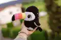 Toucan Amigurumi Pattern step 1 - construction progress